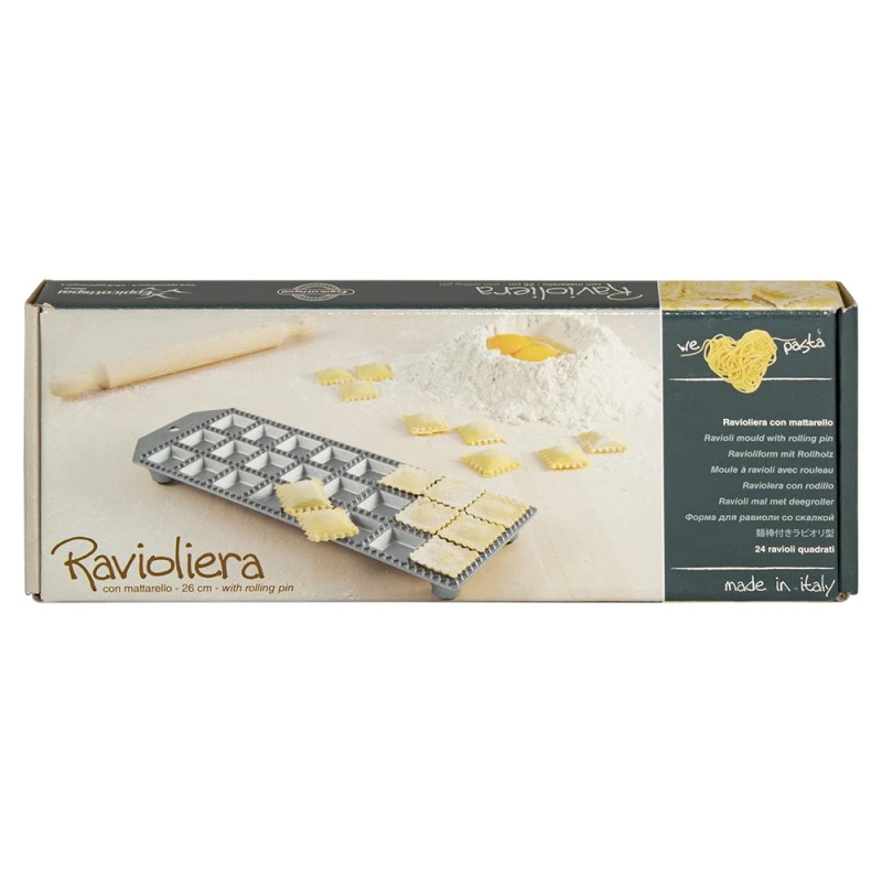 Уред за равиоли Eppicotispai 24 бр. 32х32 mm + точилка